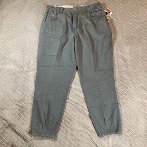 Gitano Womens 20P Denim Jeans Stonewashed Gray Tapered Leg High Rise Vintage 90s